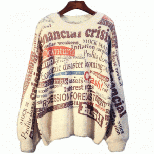 2019 Имитация на норки вълна зима свободен фенер ръкав дамски пуловер трикотаж пуловер